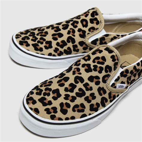 leopard print vans slip ons.